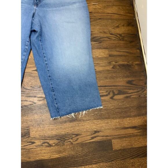 NWT Madewell The Plus Curvy Perfect Vintage Wide-Leg Cropped Jean Size 28W - Picture 6 of 7